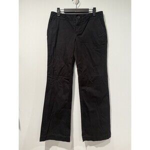Calvin Klein Pants Womens 31" Black Career 100% Cotton Workwear Travel Capsule